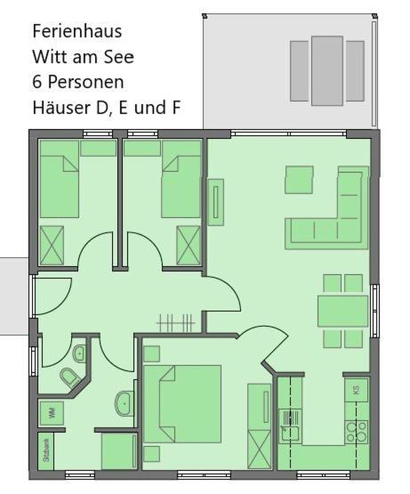 Witt Am See F Klein Wittensee Exteriér fotografie